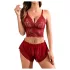 JSY 058 - erotisch lingerieset - rood (L-XL)