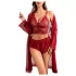 JSY 058 - erotisch lingerieset - rood (L-XL)