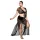 JSY 065 - zwarte babydoll set (XL-2XL)