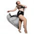 JSY 065 - zwarte babydoll set (XL-2XL)