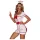 JSY 094 - verpleegsterkostuum - wit-rood