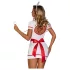 JSY 094 - verpleegsterkostuum - wit-rood
