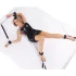 ZADO - bondage set voor aan bed - leer - zwart