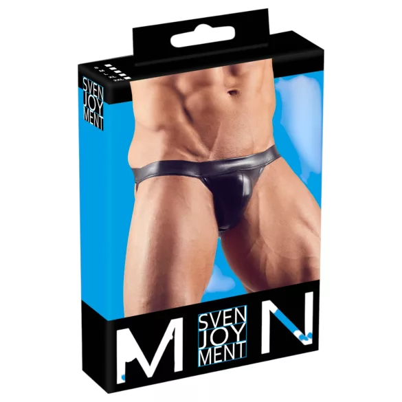 Svenjoyment - heren jockstrap - glanzend - zwart - XXL