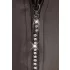 Svenjoyment - heren string - glanzend met strass en rits - zwart - L
