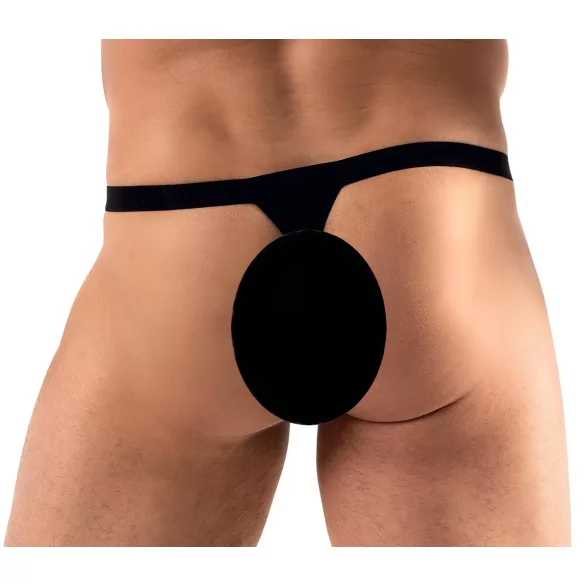 Svenjoyment - herenstring met strass - zwart - L