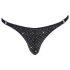 Svenjoyment - herenstring met strass - zwart - L