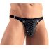 Svenjoyment - herenstring met strasssteentjes (zwart) - XL