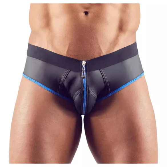 Svenjoyment - open jockstrap - zwart/blauw