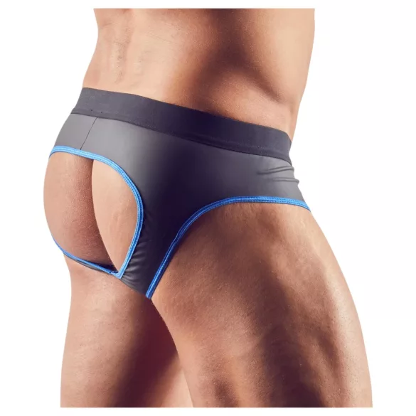 Svenjoyment - open jockstrap - zwart/blauw