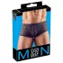 Mannenboxer - transparant - gestreept - zwart