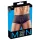 Mannenboxer - transparant - gestreept - zwart - L