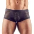 Mannenboxer - transparant - gestreept - zwart - XL