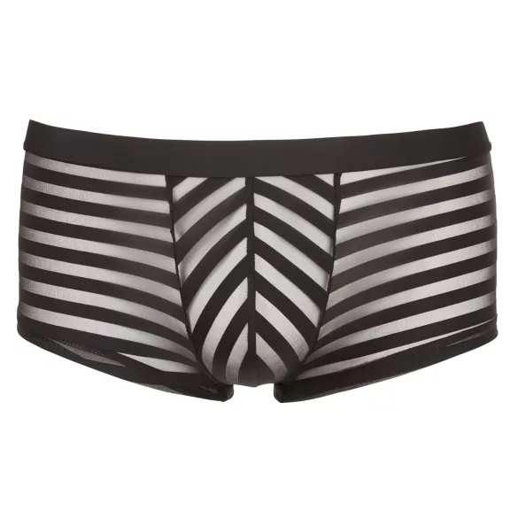 Mannenboxer - transparant - gestreept - zwart - XXL