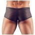 Transparante strepenboxer (zwart) - XXL