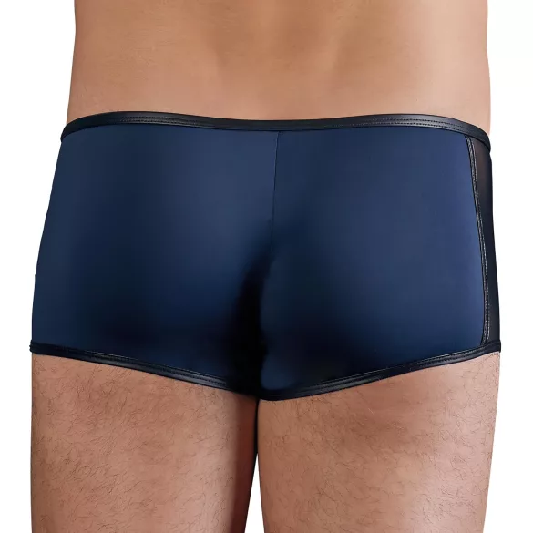NEK - herenboxer - vetersluiting en netinzet - zwart/blauw