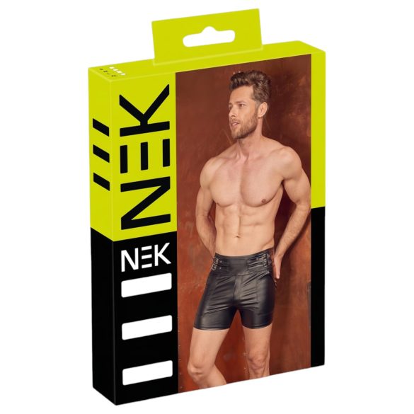 NEK - heren boxershort - verlengd model - metalen gesp - zwart
