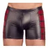 NEK - herenboxer met rits - rood inzetstuk - zwart