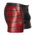 NEK - herenboxer met rits - rood inzetstuk - zwart - XL