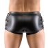 Svenjoyment - boxershort met zijkant vetersluiting - mat - zwart - L