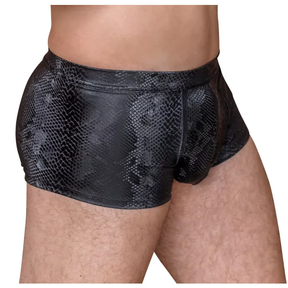 NEK - boxershort met slangenhuidmotief (zwart)