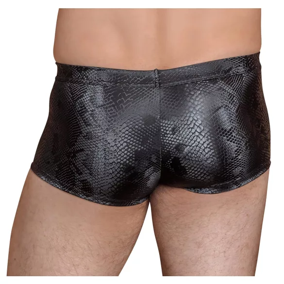 NEK - boxershort met slangenhuidmotief (zwart) - M