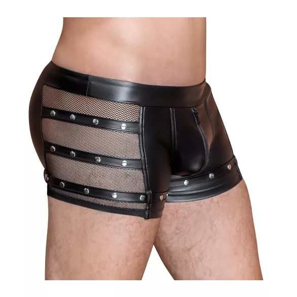 NEK - boxershort met studs en rits - zwart