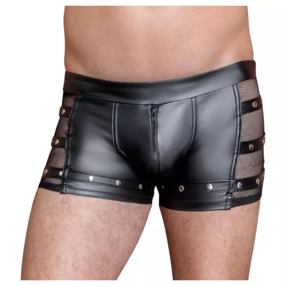 NEK - boxershort met studs en rits - zwart - M