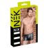 NEK - geribbelde, ritssluiting boxershort (zwart) - 2XL