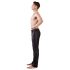 NEK - glanzend effect legging (zwart) - L