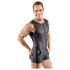 Svenjoyment - Mouwloze korte herenjumpsuit (zwart) - XL