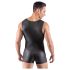 Svenjoyment - Mouwloze korte herenjumpsuit (zwart) - XL