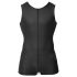 Svenjoyment - Mouwloze korte herenjumpsuit (zwart) - XL