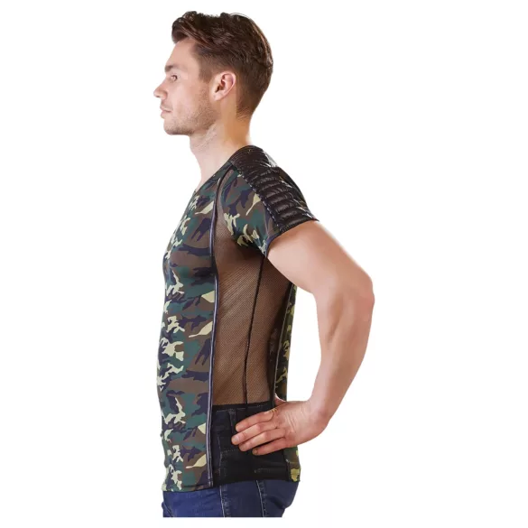 NEK - camouflage heren T-shirt (groen-bruin)