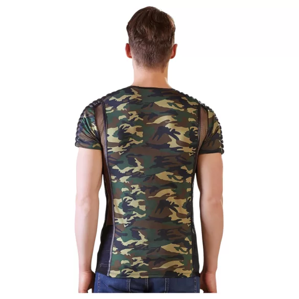 NEK - camouflage heren T-shirt (groen-bruin)