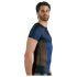 NEK - zwart vetershirt met netinzet voor heren (blauw) - L