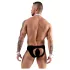 Svenjoyment - heren string kostuum set - ober - zwart/wit