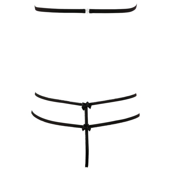 Cottelli - Open bh set - Kant - Zwart