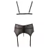 Cottelli Plus Size - Lingerieset trio - Kant - Zwart