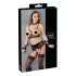 Cottelli Bondage - lingerie set - 5-delig - kant - zwart - M