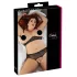 Cottelli Plus Size - bh set met parels - zwart