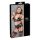 Cottelli Bondage - glanzend kanten lingerie set (4-delig)