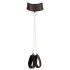 Cottelli Bondage - glanzend kanten lingerie set (4-delig)