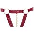 Cottelli - open bh set met metalen ringen - rood