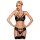 Obsessive - lingerie set - met strass steentjes - zwart