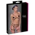 Cottelli - bodyharnas met kettingen - 2-delig - zwart - M