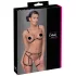 Cottelli - bodyharnas met kettingen - 2-delig - zwart - L