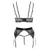 Abierta Fina - lingerie set - kant - zwart - M