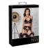 Abierta Fina - lingerie set - kant - zwart - L
