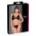 Cottelli - transparante kanten bh-set (zwart) - L